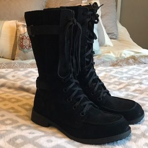 Northface suede winter boots